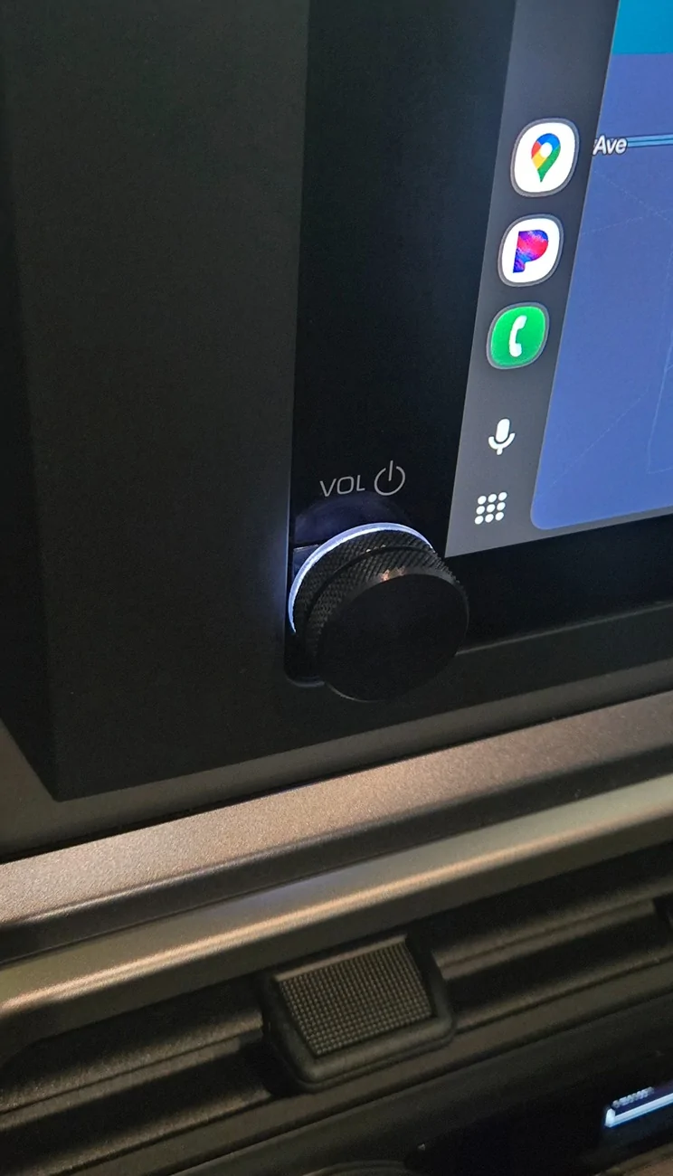 2025 4runner 6th gen 8" in screen Knob Mod (to increase its size)? 20251006_173350