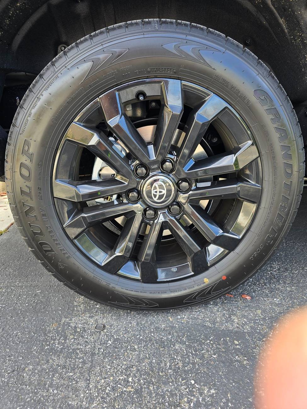 2025 4runner 6th gen 20” Limited rims powder coating black 10222-3f5bfbd06e8c39e47fb55c8ea83bec0f