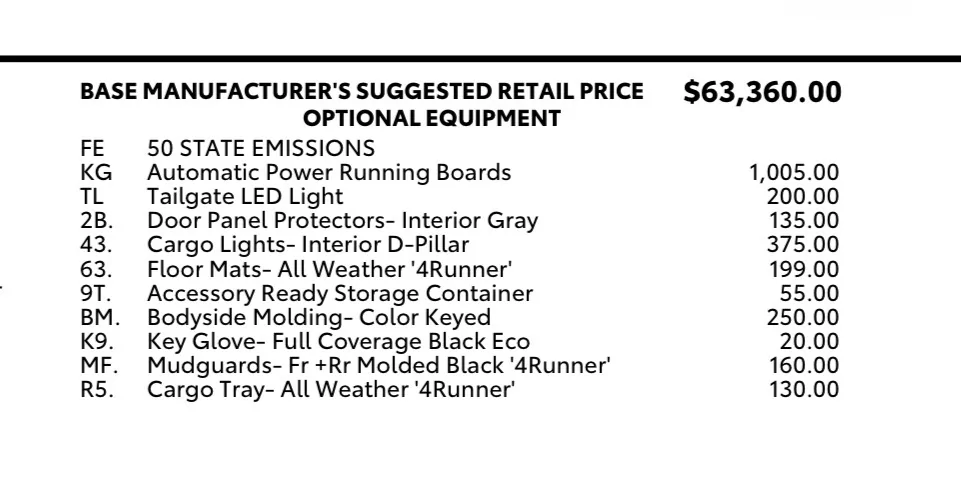 2025 4runner 6th gen My 2025 Platinum finally arrived! IMG_1364