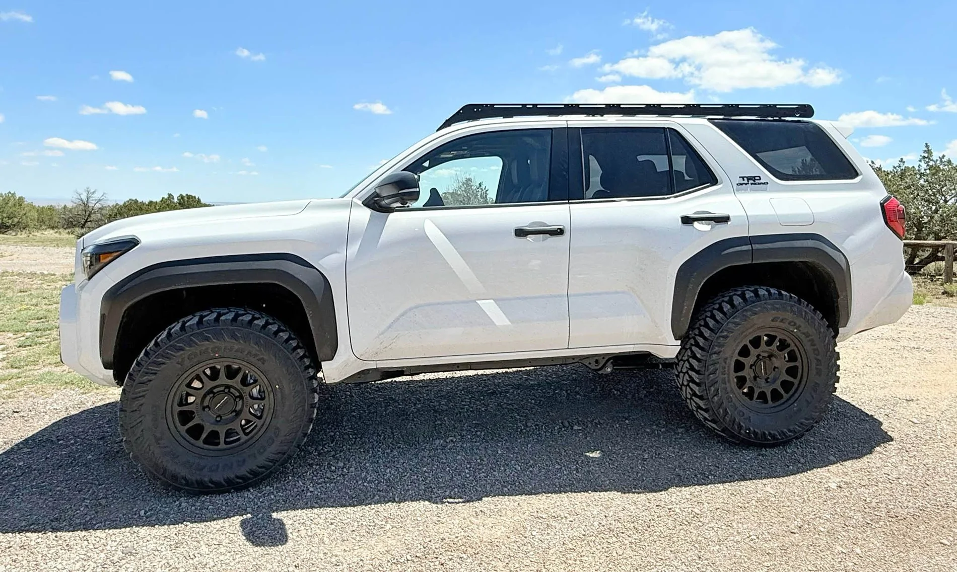 2025 4runner 6th gen TRD ORP on 35" Yokohama Geolandar M/T G003 35x12.50R17, Method MR703 +35 Offset, Westcott Designs Preload Collar Lift Kit TRD ORP on 35%22 Yokohama Geolandar M:T G003 35x12.50R17, Method MR703 +35 Offset, Westcott D
