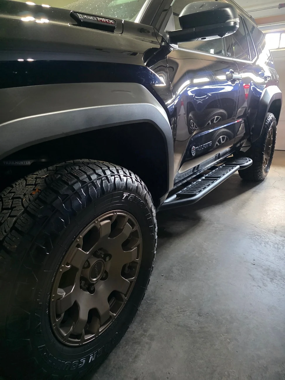 2025 4runner 6th gen Trailhunter rock rails to Westcott sliders in East TN 20251009_155829