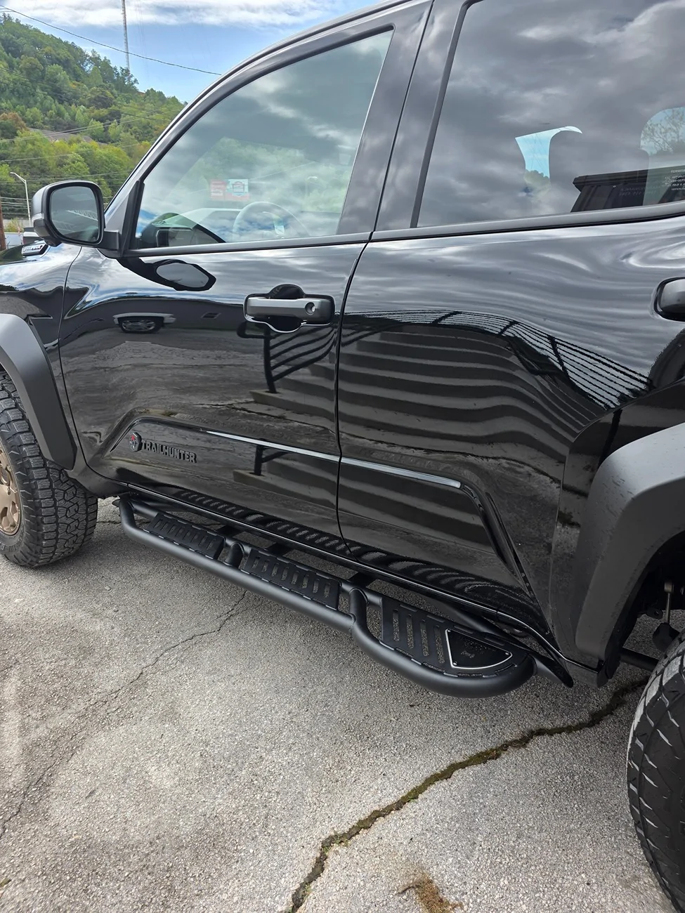 2025 4runner 6th gen Trailhunter rock rails to Westcott sliders in East TN 20251009_121825
