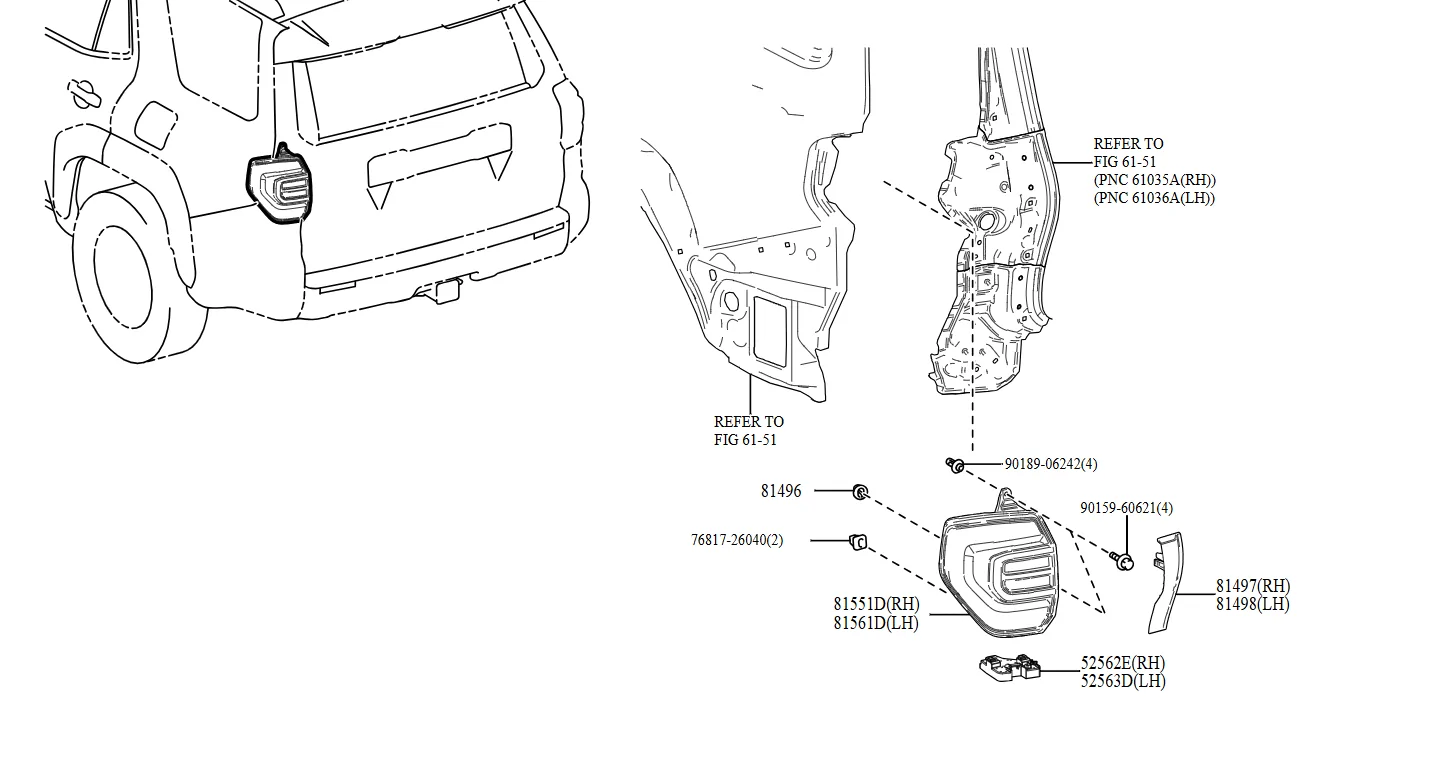 2025 4runner 6th gen OEM Premium Black LED Taillights (from TRD Pro / Trailhunter / Platinum / TRD SP) installed.. Kinda lame the ORP didn't come with these 1760109122935-f6
