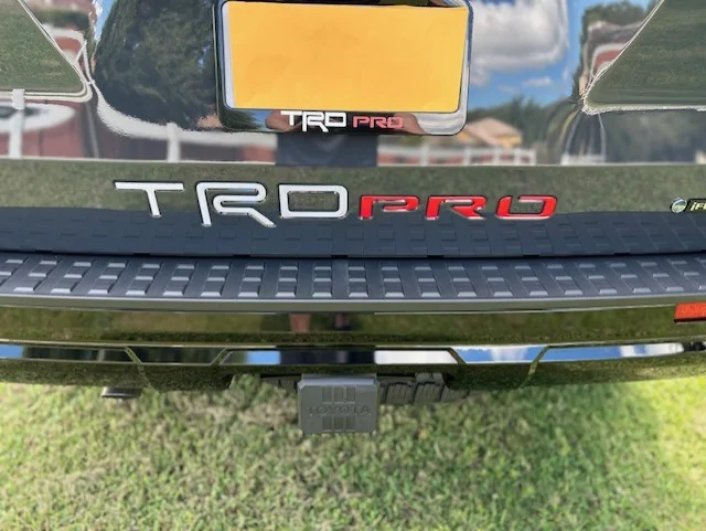 2025 4runner 6th gen TRD PRO Badge Inlays...Should I or not?  Help Me Decide. Tailgate 2