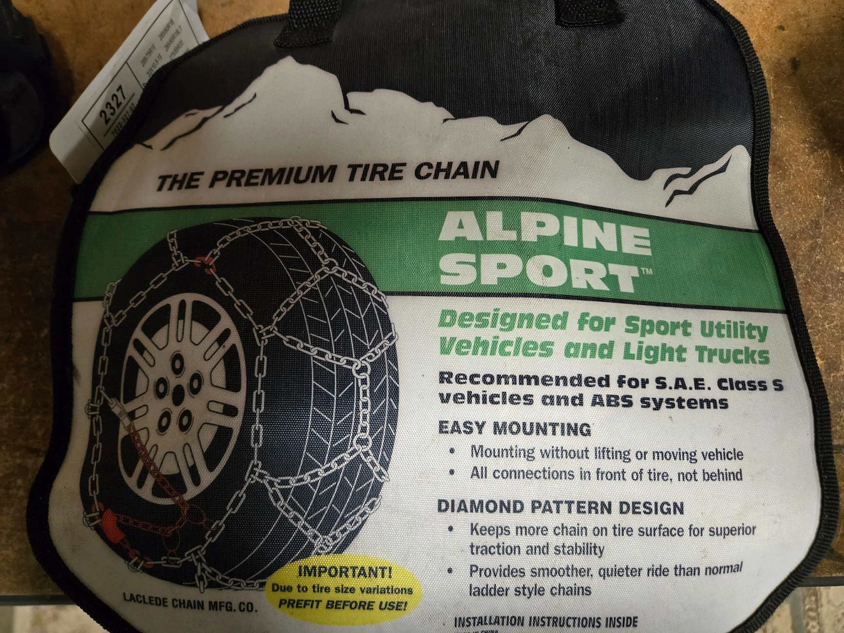 2025 4runner 6th gen Owners Manual says no snow chains on 265/70R18 tires.  Anyone use cables that will work without damaging? 20251012_095927