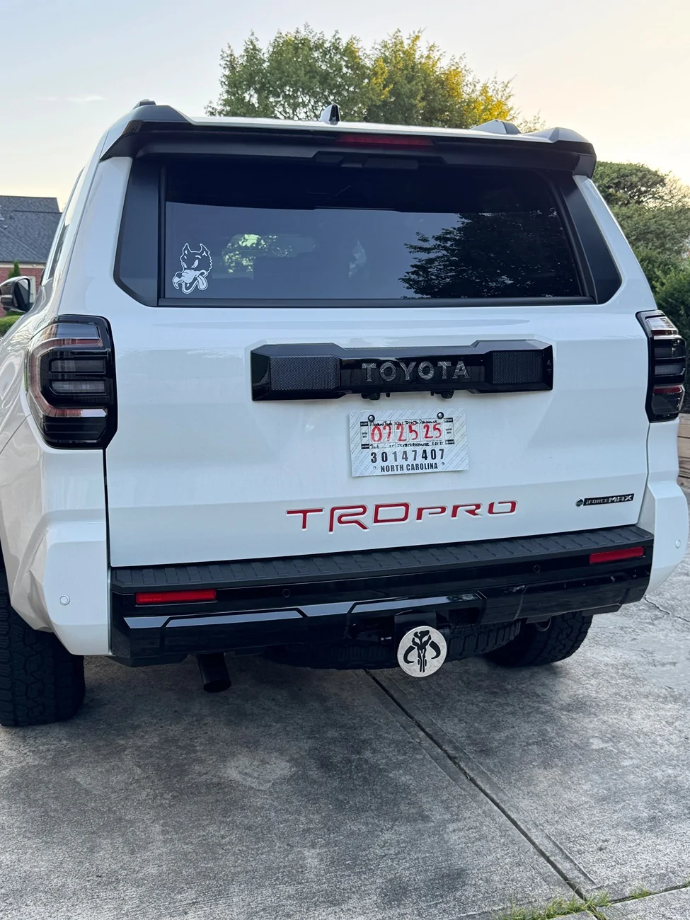 2025 4runner 6th gen TRD PRO Badge Inlays...Should I or not?  Help Me Decide. IMG_3724