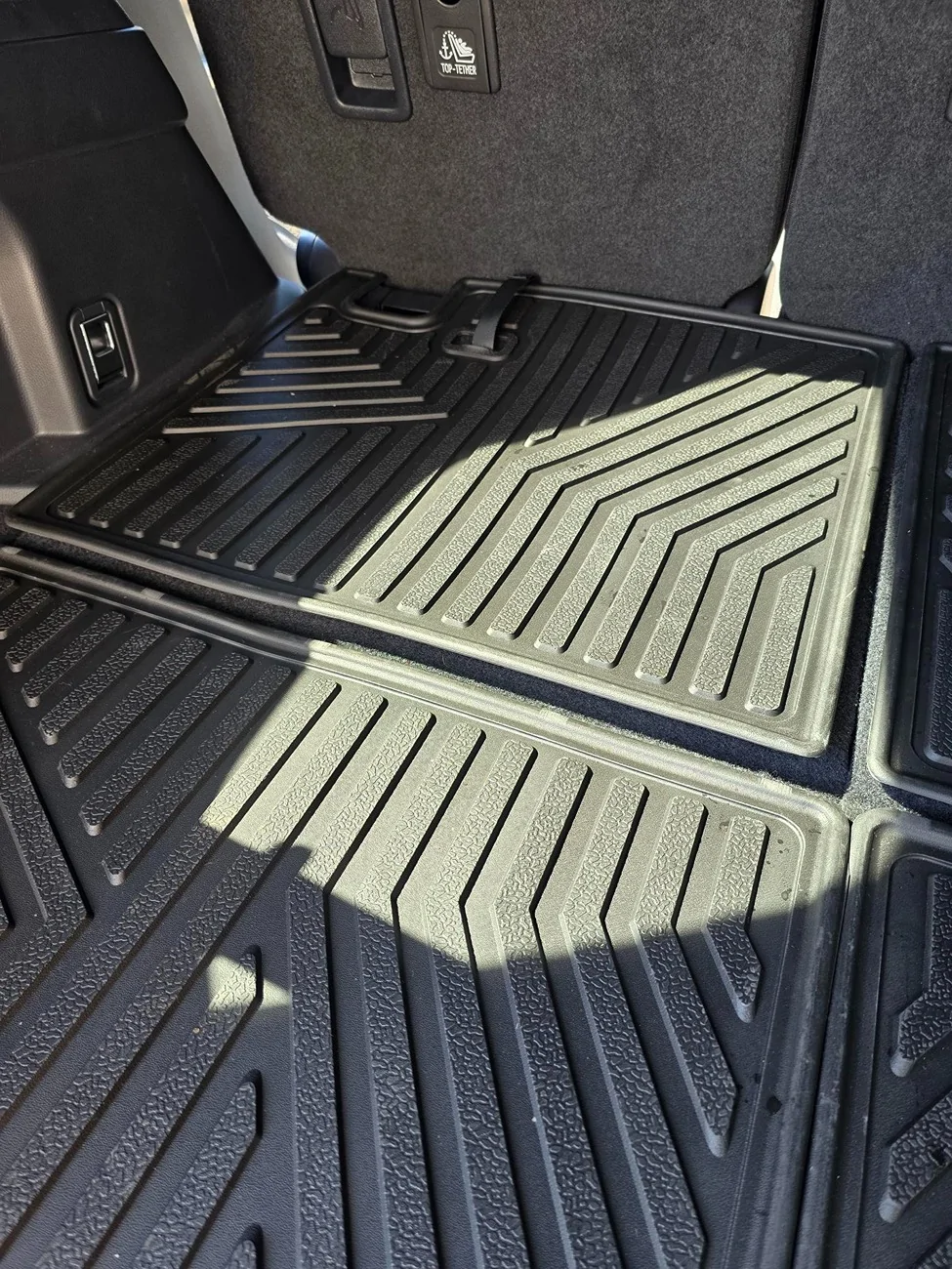 2025 4runner 6th gen Lasfit Floor Mats / Cargo Liner Mat Installed (4runner with third row) 1000022615