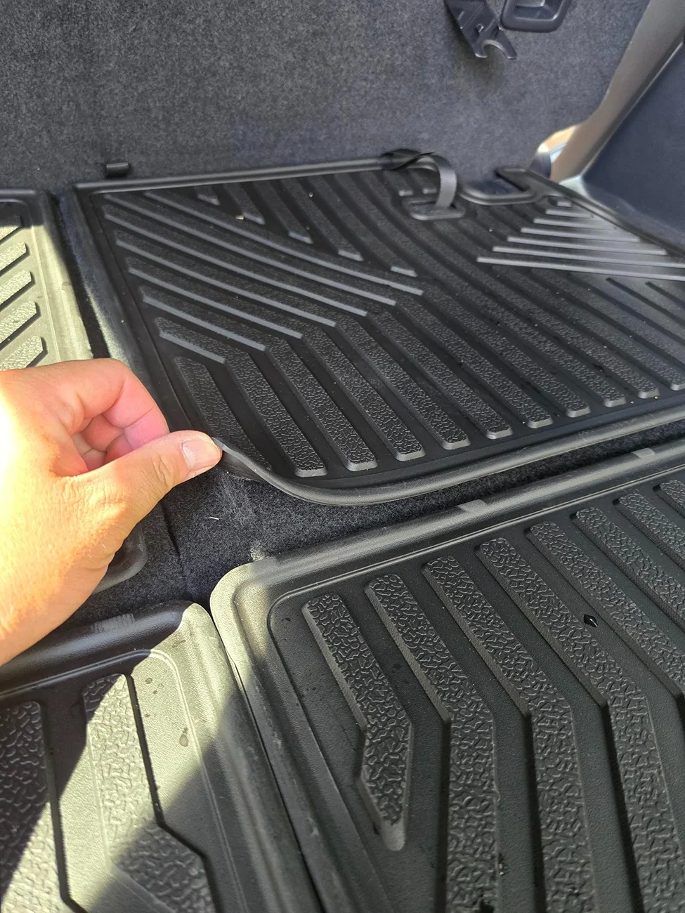 2025 4runner 6th gen Lasfit Floor Mats / Cargo Liner Mat Installed (4runner with third row) 1000022616