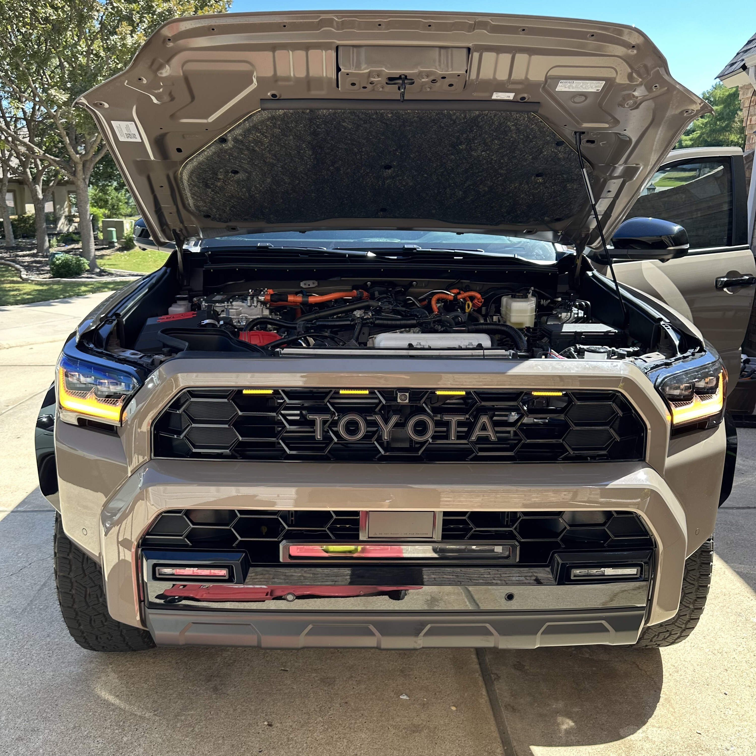 2025 4runner 6th gen Raptor Lights installed on 6th Gen 4Runner grille [DIY video added] IMG-8604