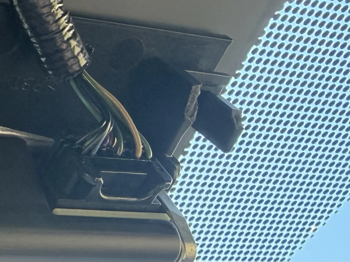 2025 4runner 6th gen Garmin Mini 3 Dashcam install IMG_2333