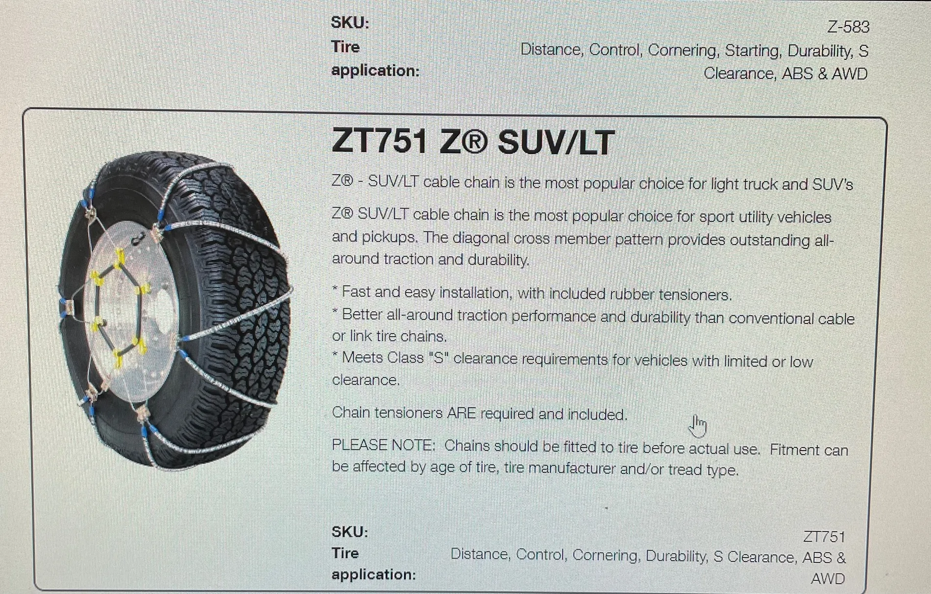 2025 4runner 6th gen Owners Manual says no snow chains on 265/70R18 tires.  Anyone use cables that will work without damaging? 1760632638463-u