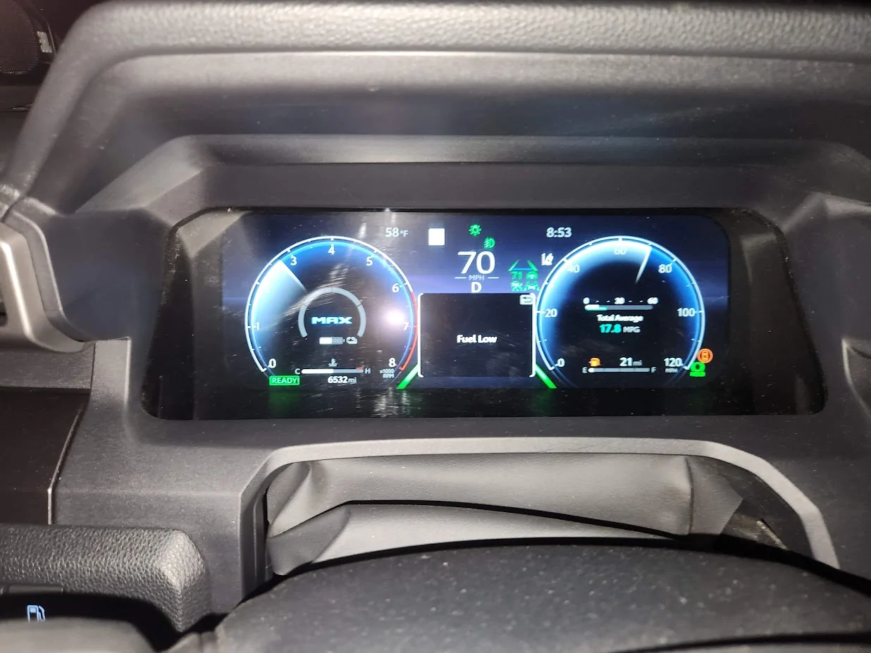 2025 4runner 6th gen Low Fuel Warning sound volume 20251011_205349