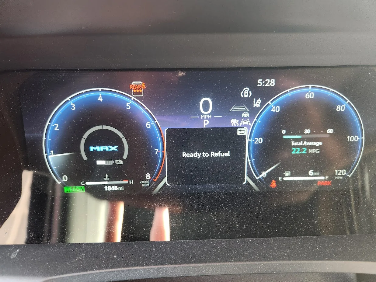 2025 4runner 6th gen Low Fuel Warning sound volume 20250720_172810