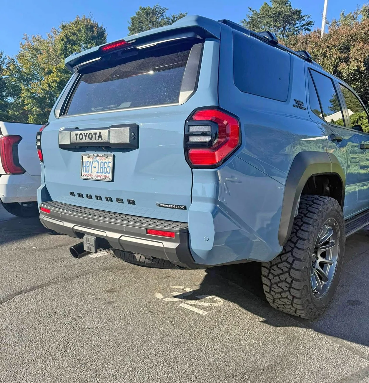 2025 4runner 6th gen Black Chrome Exhaust Tip from Tacoma / Tundra fits 2025+ 4Runner 6th gen (part number PT932-34221-02) 565711065_2245577242551954_7978400228559972581_n