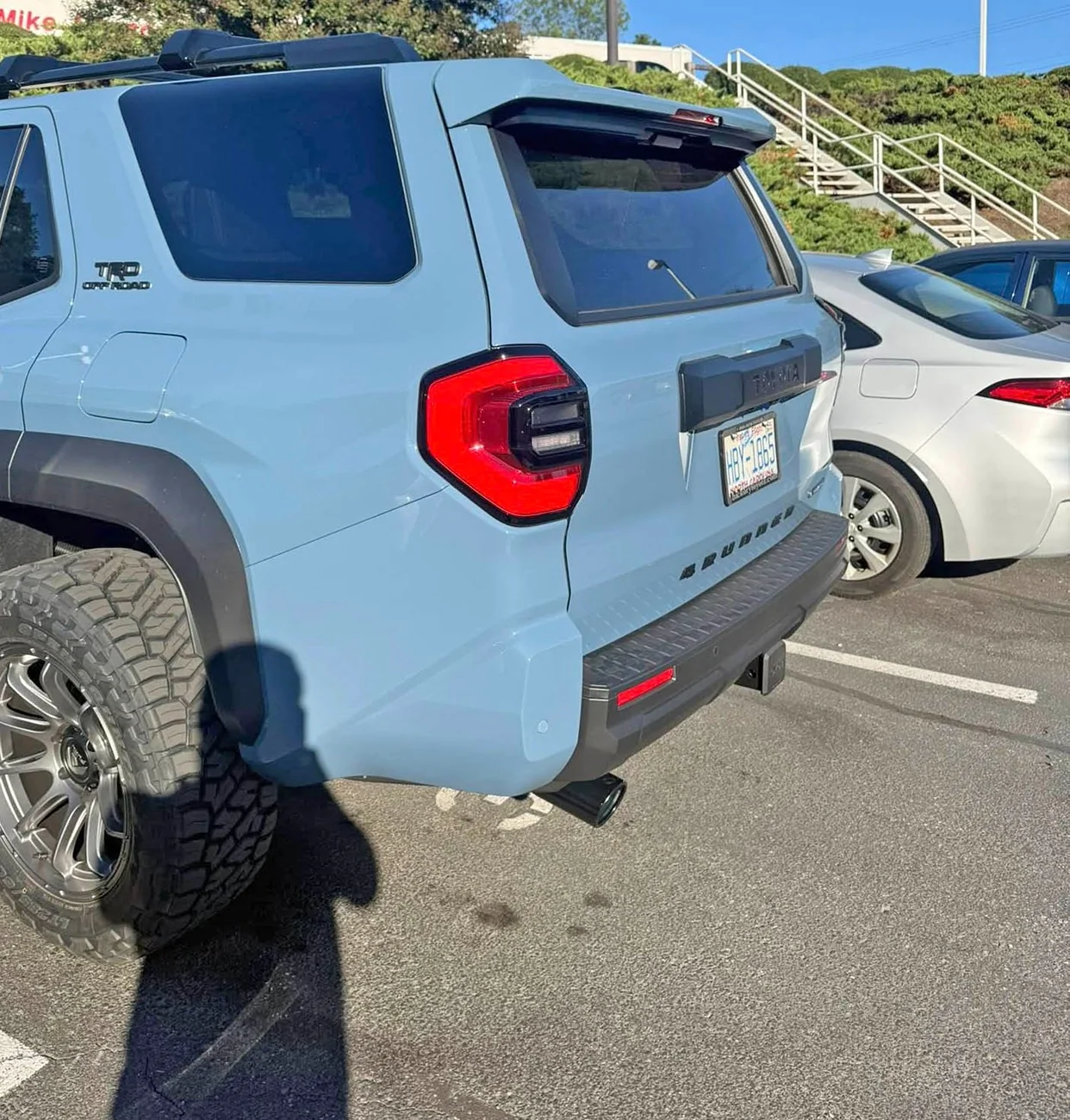 2025 4runner 6th gen Black Chrome Exhaust Tip from Tacoma / Tundra fits 2025+ 4Runner 6th gen (part number PT932-34221-02) 565699018_2245577232551955_8388867854080039046_n