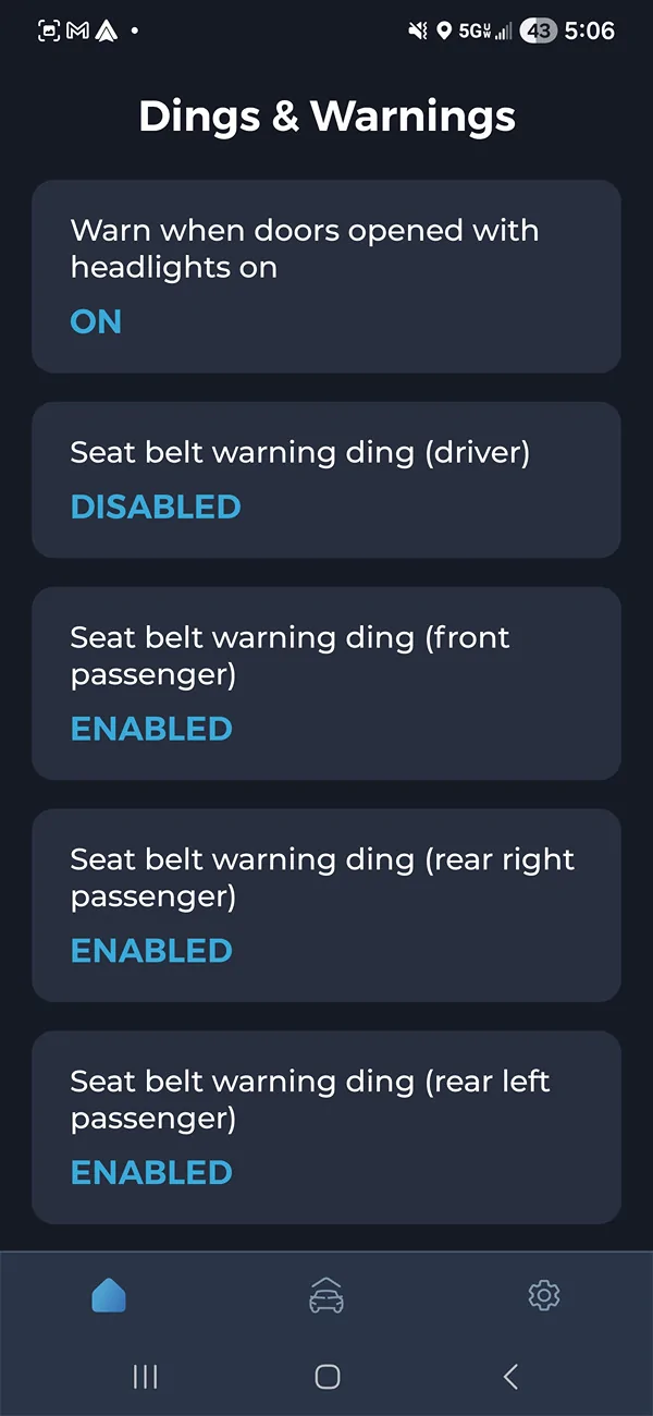 2025 4runner 6th gen Carista Options / Settings for 2025+ 4Runner 6th Gen (screenshots) 2025 4Runner 02