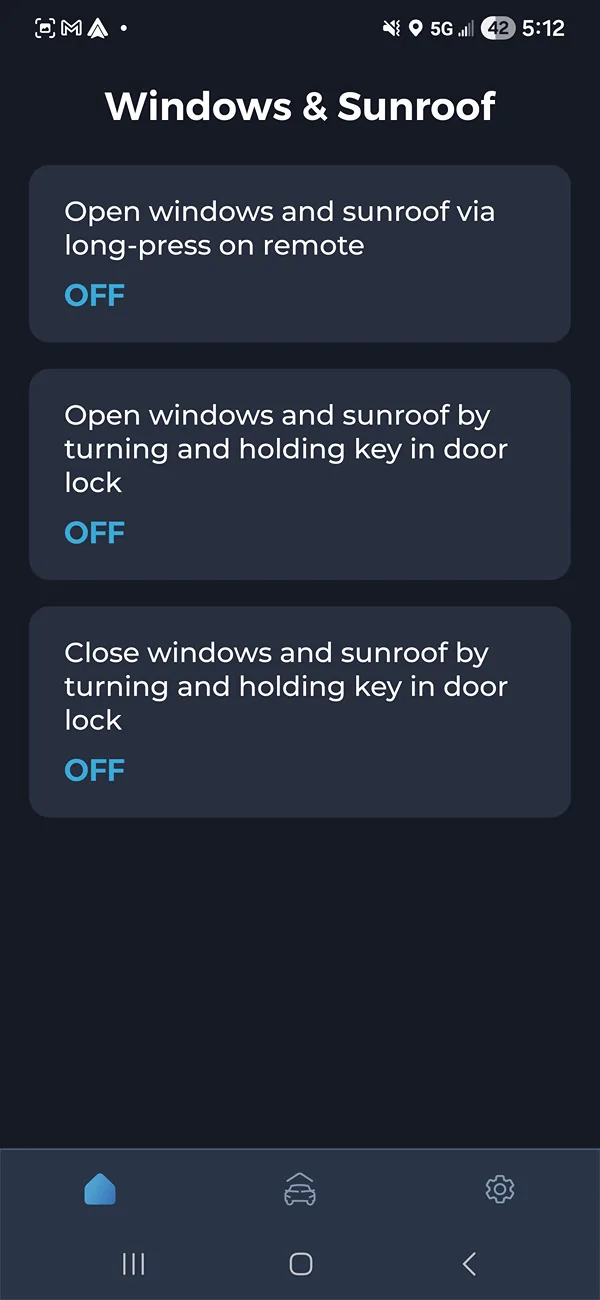 2025 4runner 6th gen Carista Options / Settings for 2025+ 4Runner 6th Gen (screenshots) 2025 4Runner 18