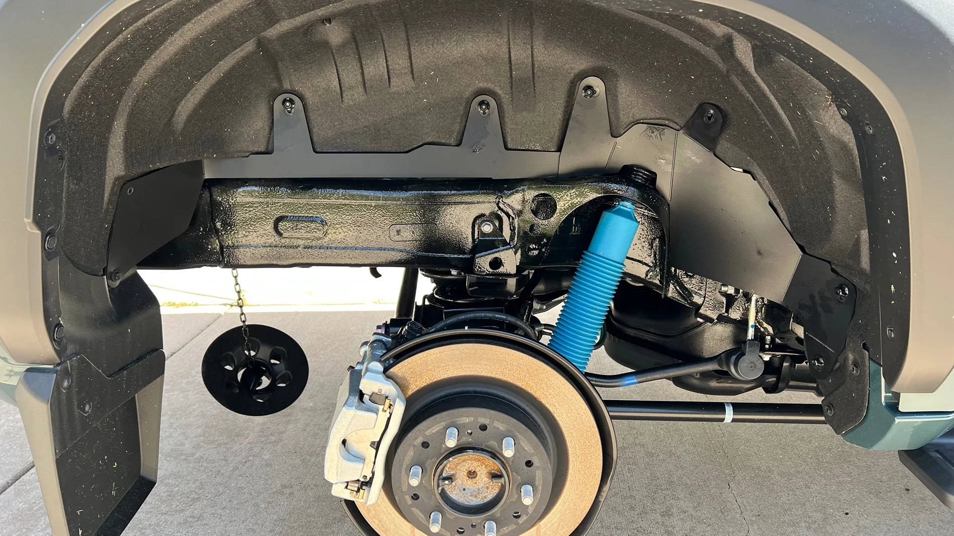 2025 4runner 6th gen ARK rear splash guards for rear fender wells - installed photos IMG_1448