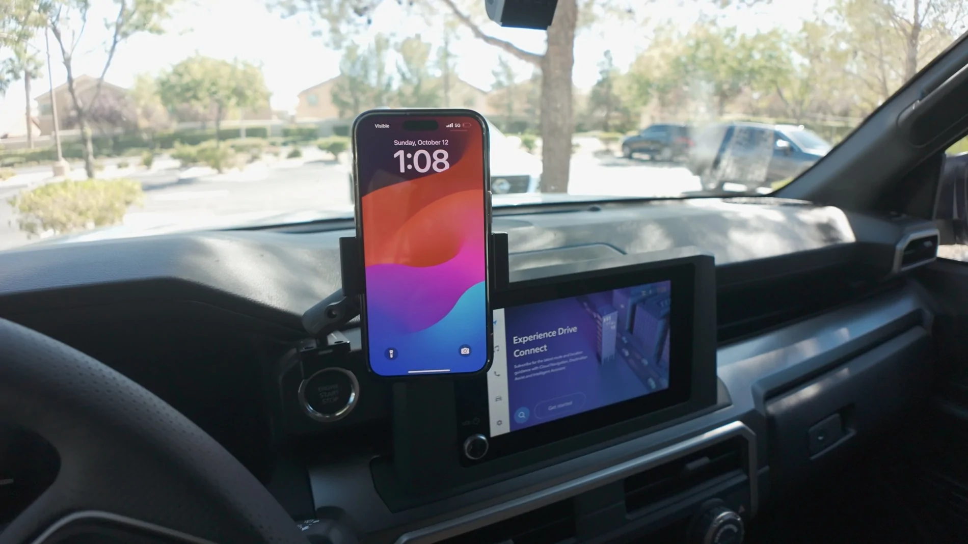 2025 4runner 6th gen 2025 Toyota 4Runner SR5 Ice Cap Build /// Everyday Fred Phone Mount Holder