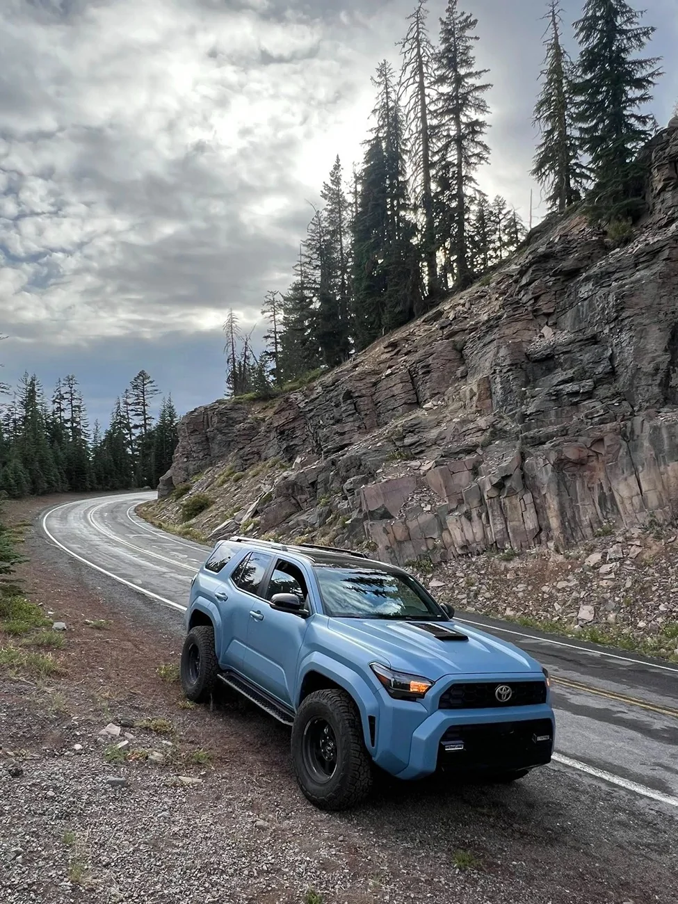 2025 4runner 6th gen Heritage Blue TRD Sport build + matte PPF wrap, black roof, TE37 -10 offset wheels, Geolander tires + more Heritage Blue TRD Sport build + matte PPF wrap, black roof, TE37 -10 offset wheels, Geolander