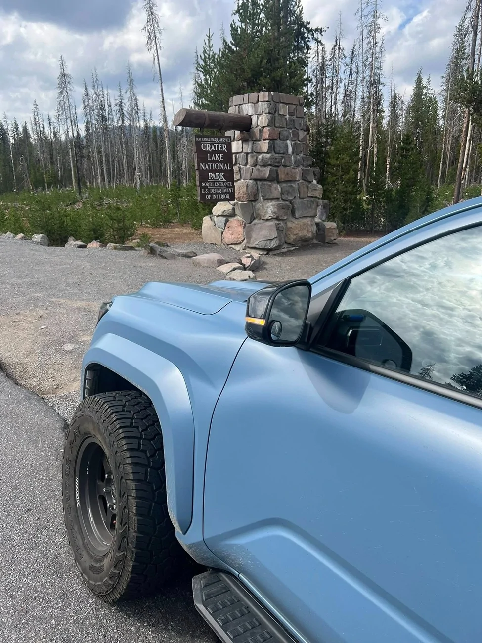 2025 4runner 6th gen Heritage Blue TRD Sport build + matte PPF wrap, black roof, TE37 -10 offset wheels, Geolander tires + more Heritage Blue TRD Sport build + matte PPF wrap, black roof, TE37 -10 offset wheels, Geolander