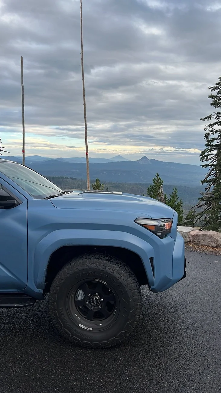 2025 4runner 6th gen Heritage Blue TRD Sport build + matte PPF wrap, black roof, TE37 -10 offset wheels, Geolander tires + more Heritage Blue TRD Sport build + matte PPF wrap, black roof, TE37 -10 offset wheels, Geolander