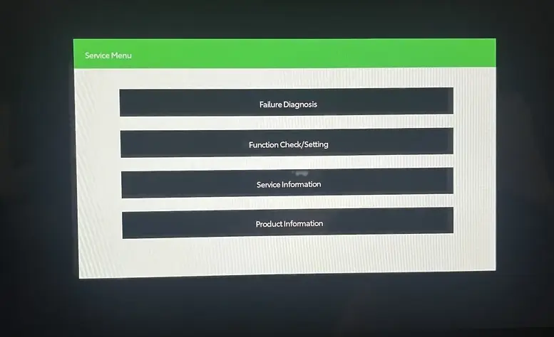 2025 4runner 6th gen Service Menu Access Procedure (How-to Instructions) 23010-4a0fd55ce776f5ba0902463e898e88e6