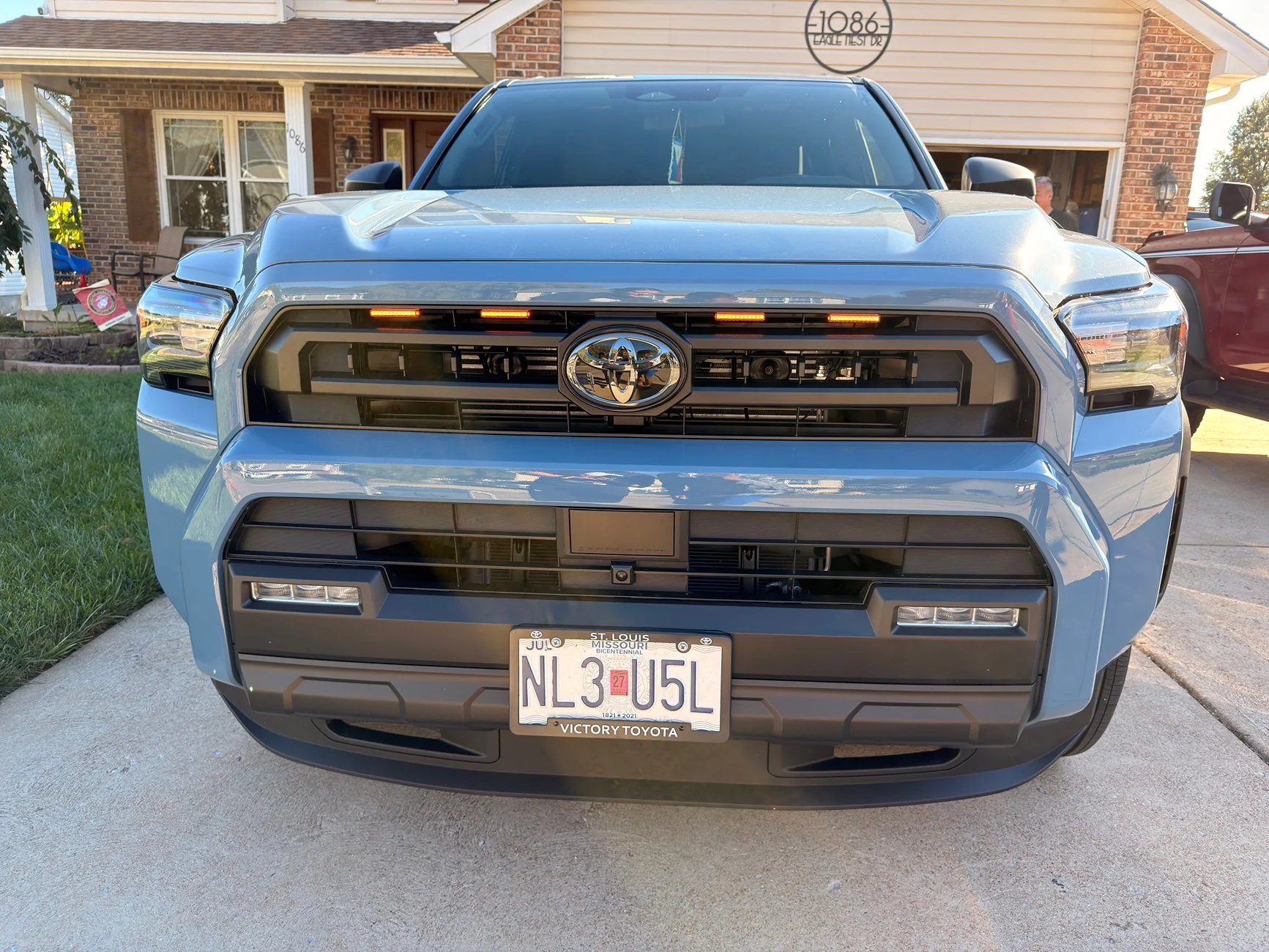2025 4runner 6th gen Raptor Lights installed on 6th Gen 4Runner grille [DIY video added] IMG_0031