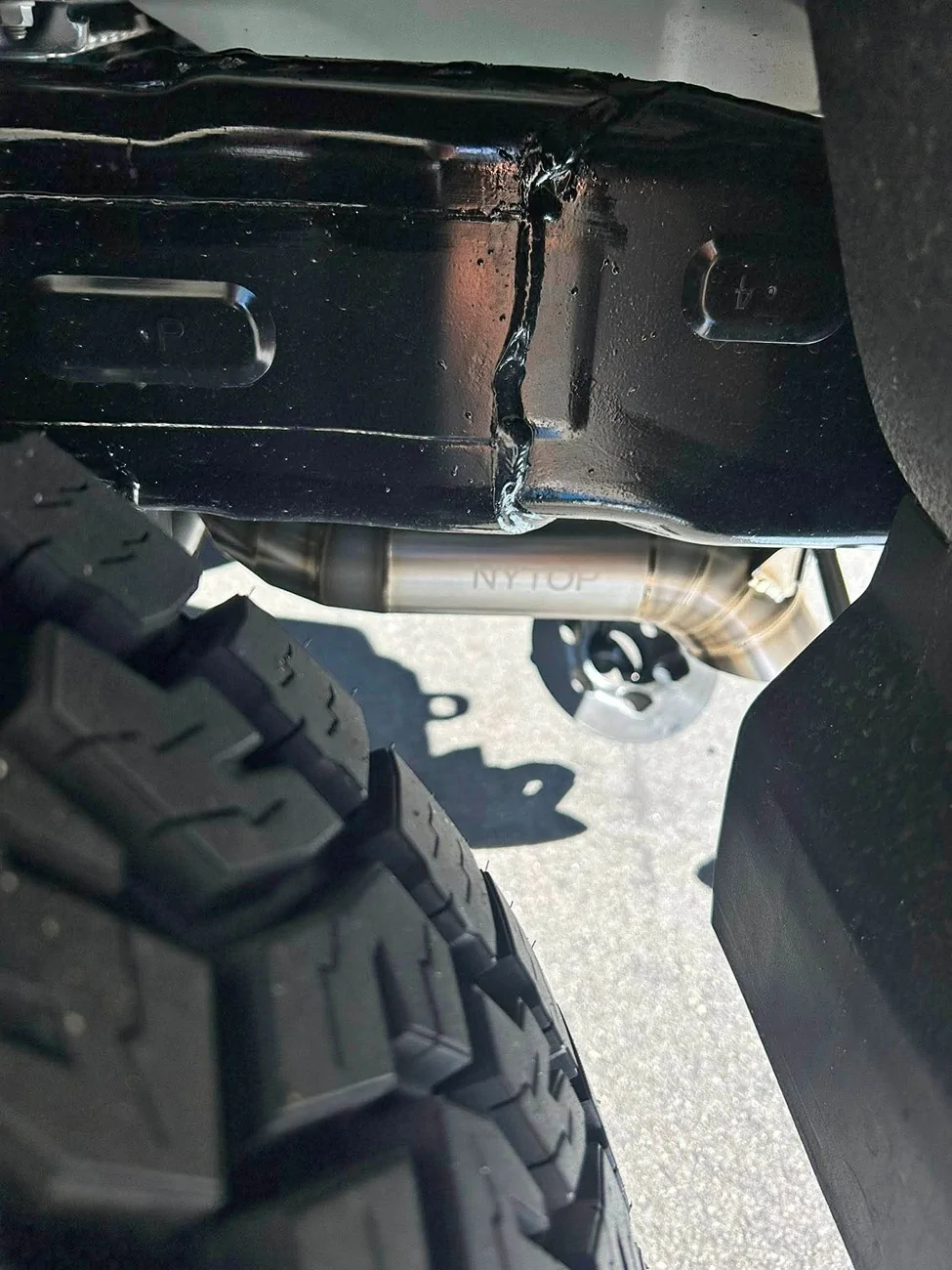 2025 4runner 6th gen NYTOP Titanium Dump Exhaust installed (with sound clip video) 568570763_2381365072316505_1773433907459201791_n