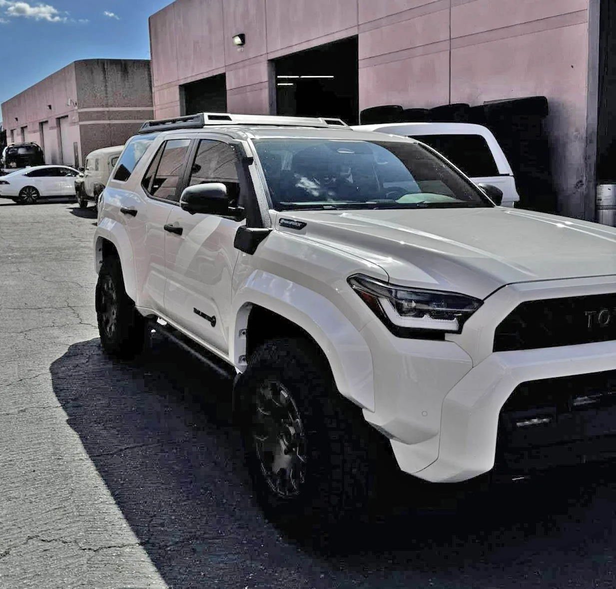 2025 4runner 6th gen DIY painted fenders flares on 2025 4Runner Trailhunter (Ice Cap) 6th Gen DIY painted fenders flares on 4Runner Trailhunter 6