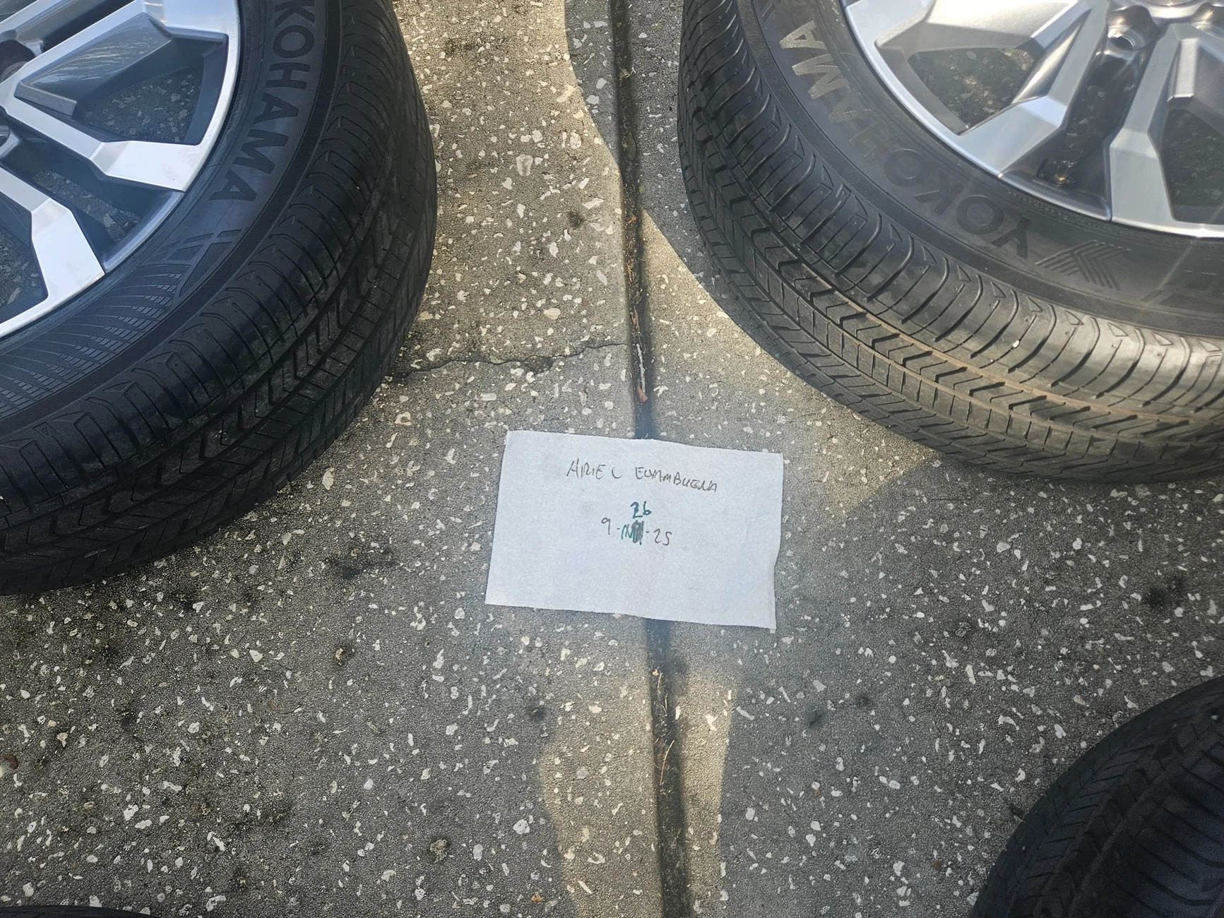 2025 4runner 6th gen FS Nearly New Stock 2025 Gen 6 4Runner Limited Wheels 20" Yokohama 20250926_160811