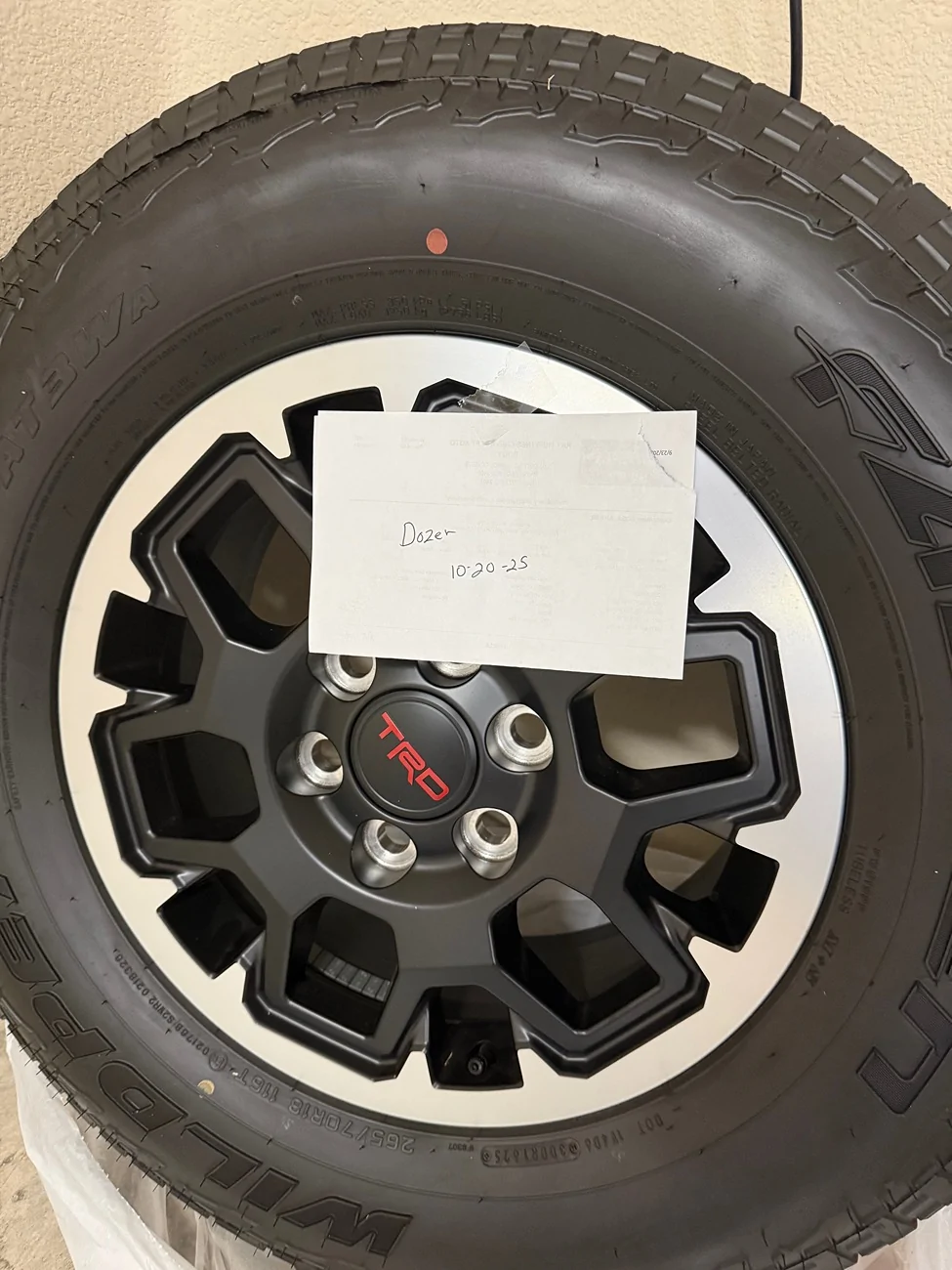 2025 4runner 6th gen *****SOLD*****WTS: TRD ORP Wheels/ Falken tires DFW IMG_0672