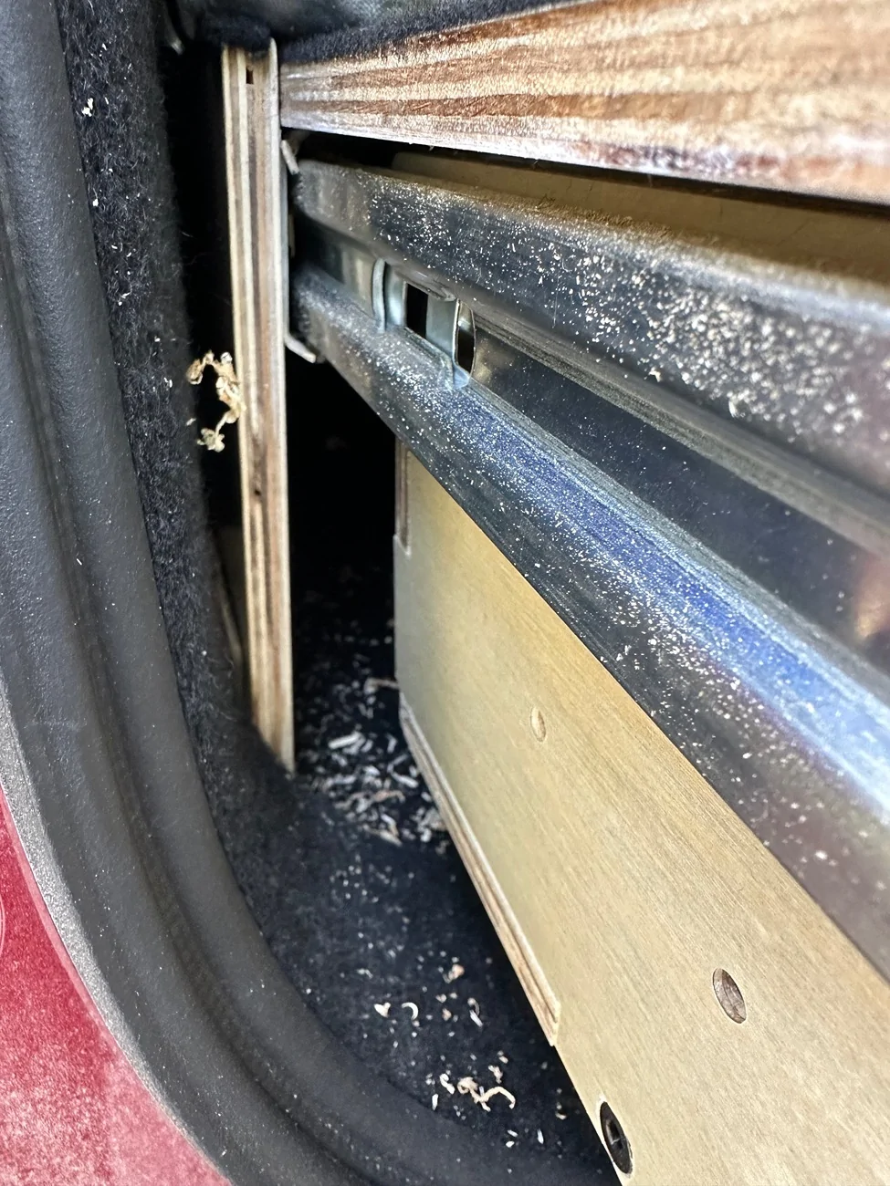 2025 4runner 6th gen Wheelsfeels Sleeping Platform with drawers installed (from Wheels & Feels) IMG_5954