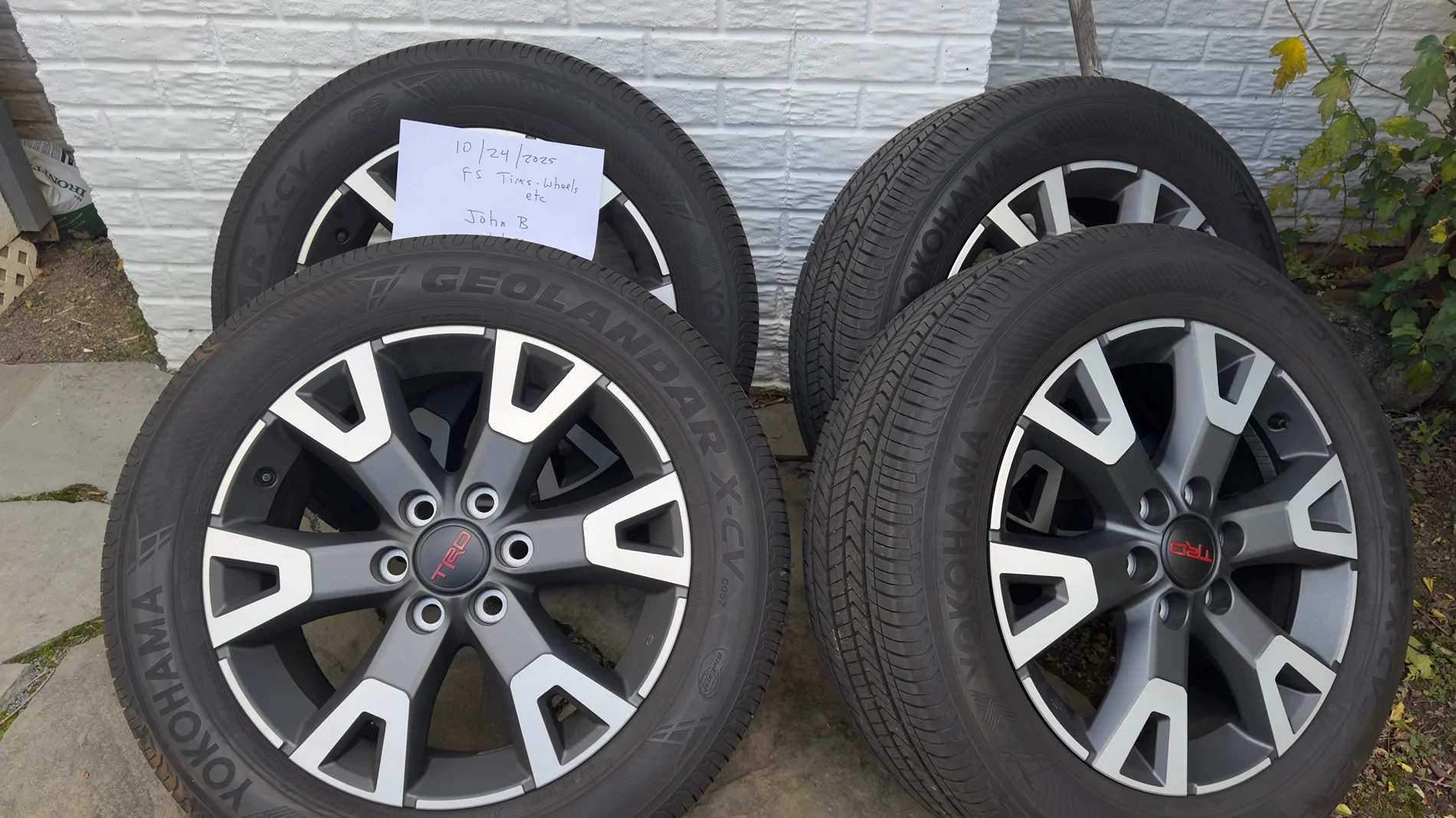 2025 4runner 6th gen SOLD OEM 20” TRD Wheels, Tires, TPMS, Lugs - $750 IMG_1212