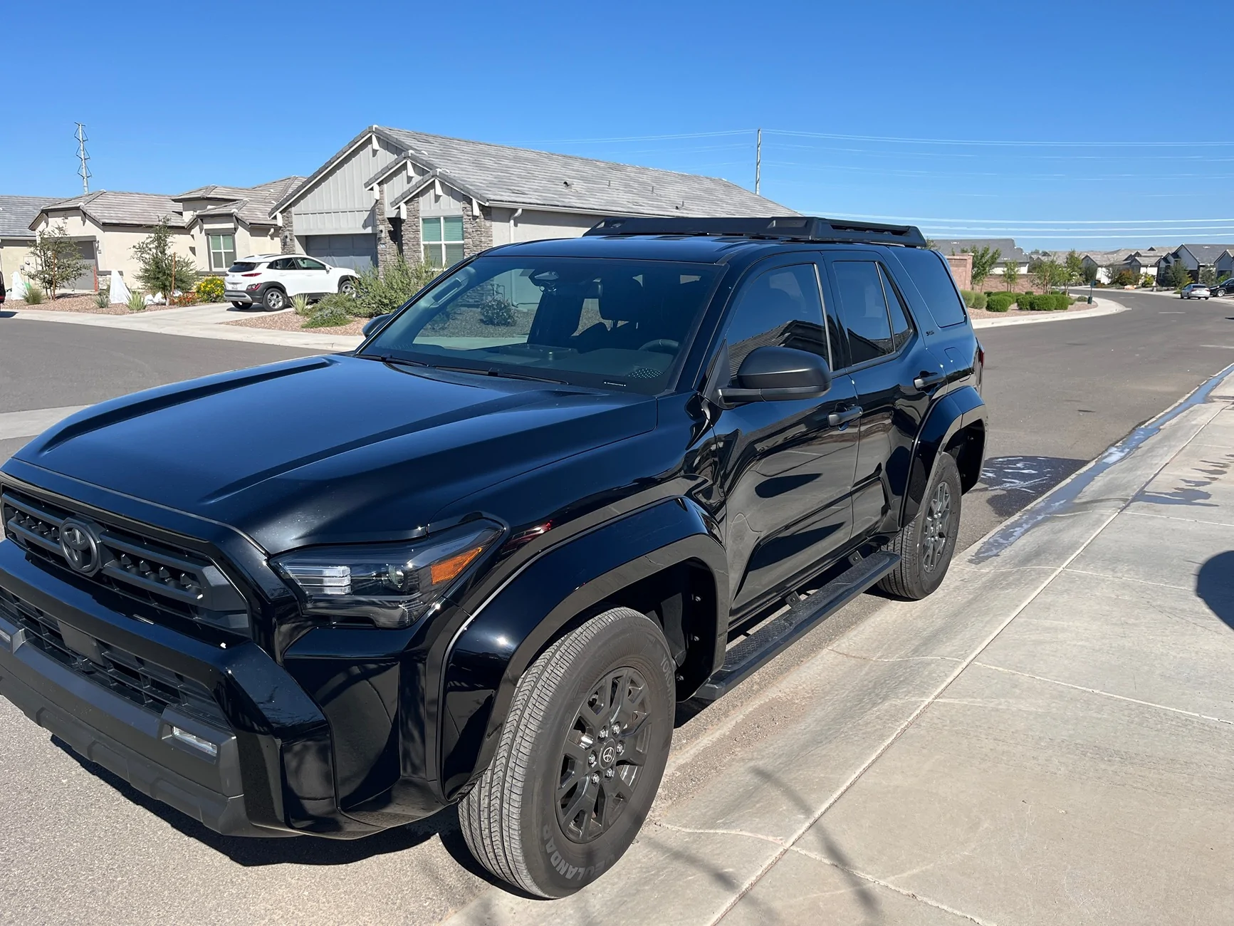 2025 4runner 6th gen Rough Country Fender Flare Installed IMG_1871