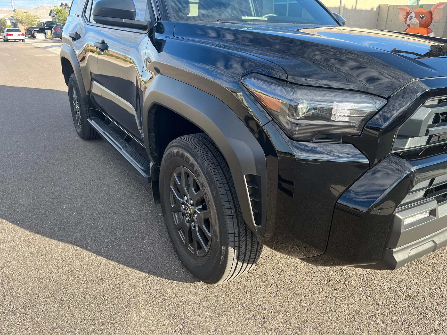 2025 4runner 6th gen Rough Country Fender Flare Installed IMG_1826