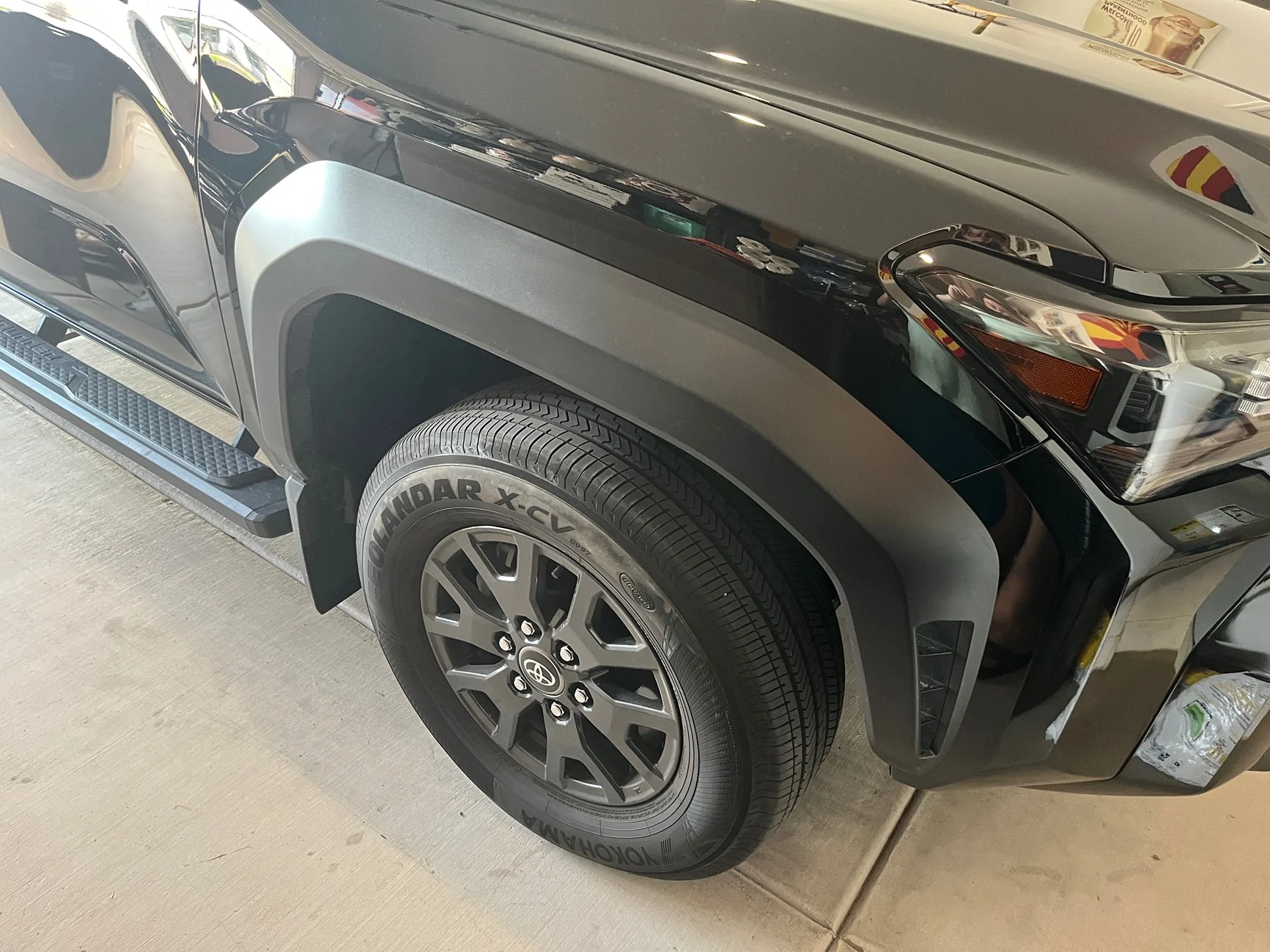 2025 4runner 6th gen Rough Country Fender Flare Installed IMG_1823