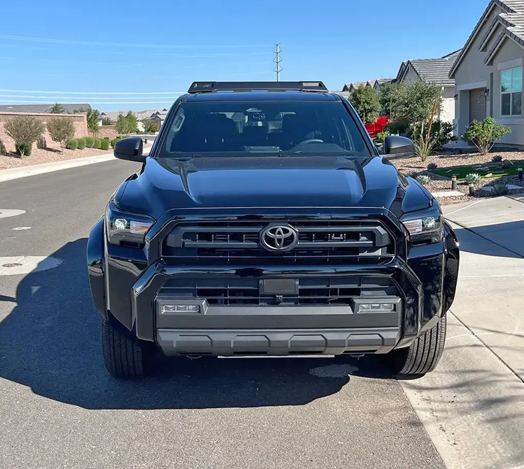 2025 4runner 6th gen Rough Country Fender Flare Installed rough country fender flares gloss black