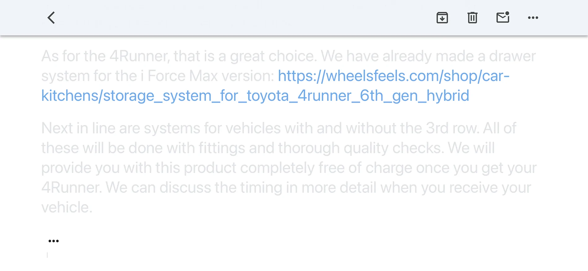 2025 4runner 6th gen Wheelsfeels Sleeping Platform with drawers installed (from Wheels & Feels) IMG_5963