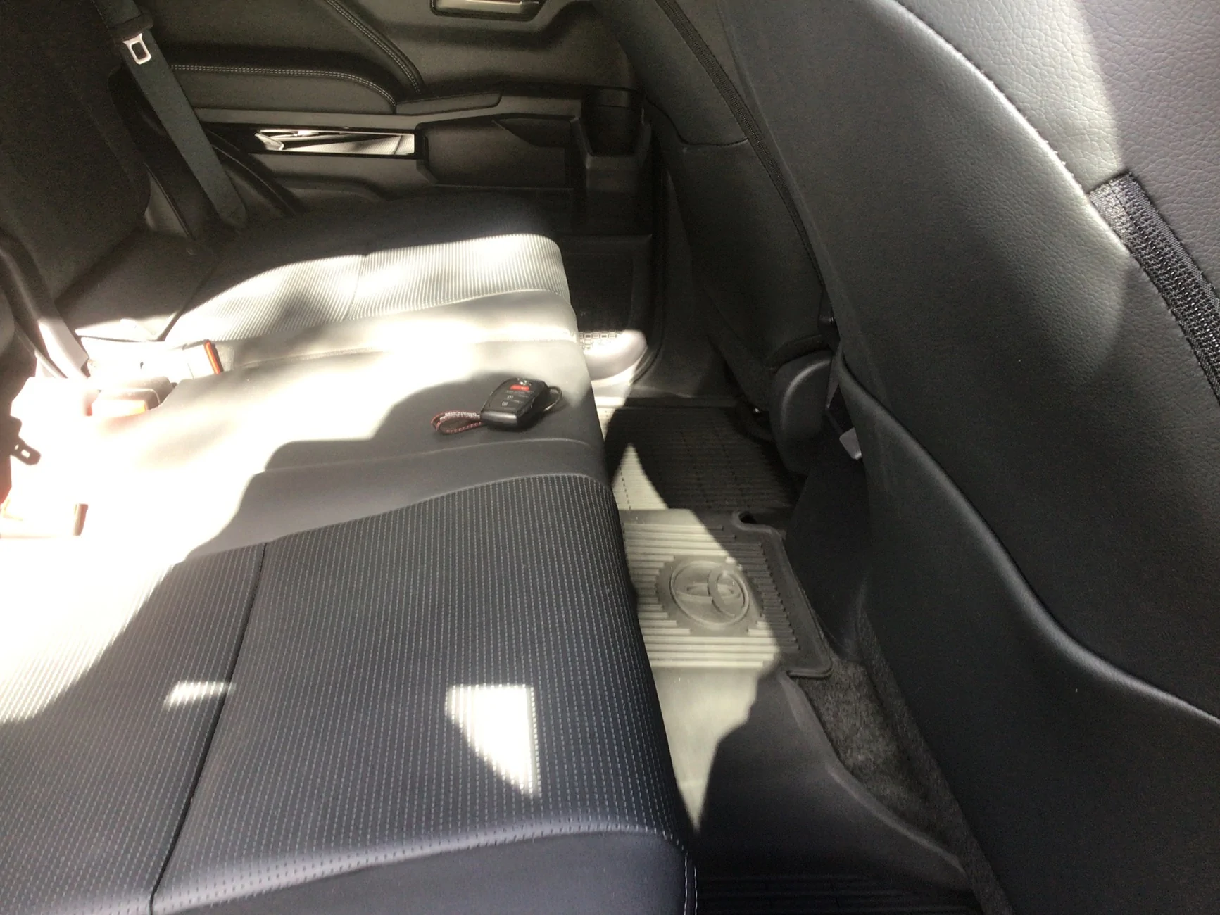 2025 4runner 6th gen Cargo liner for 7 passenger?  Is cargo area same dimensions when the 3rd row is folded down? IMG_2554