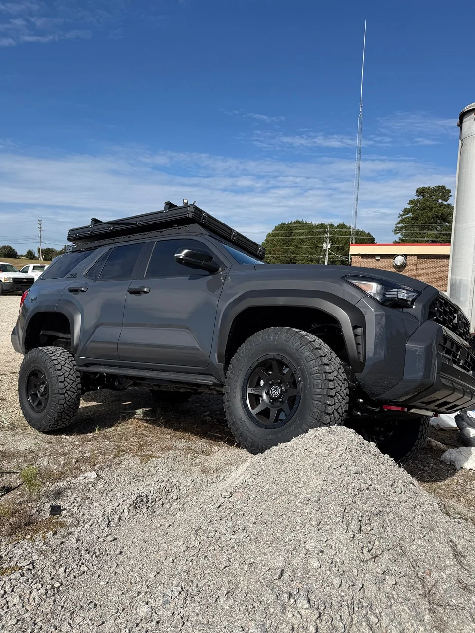 2025 4runner 6th gen Old Man Emu (OME) with Upper Control Arms (UCA), Icon +25 offset wheels, Nitto Trail Grappler 285/75/17, RTT on TRD ORP Old Man Emu (OME) with Upper Control Arms (UCA), Icon +25 offset wheels, Nitto Trail Grappler