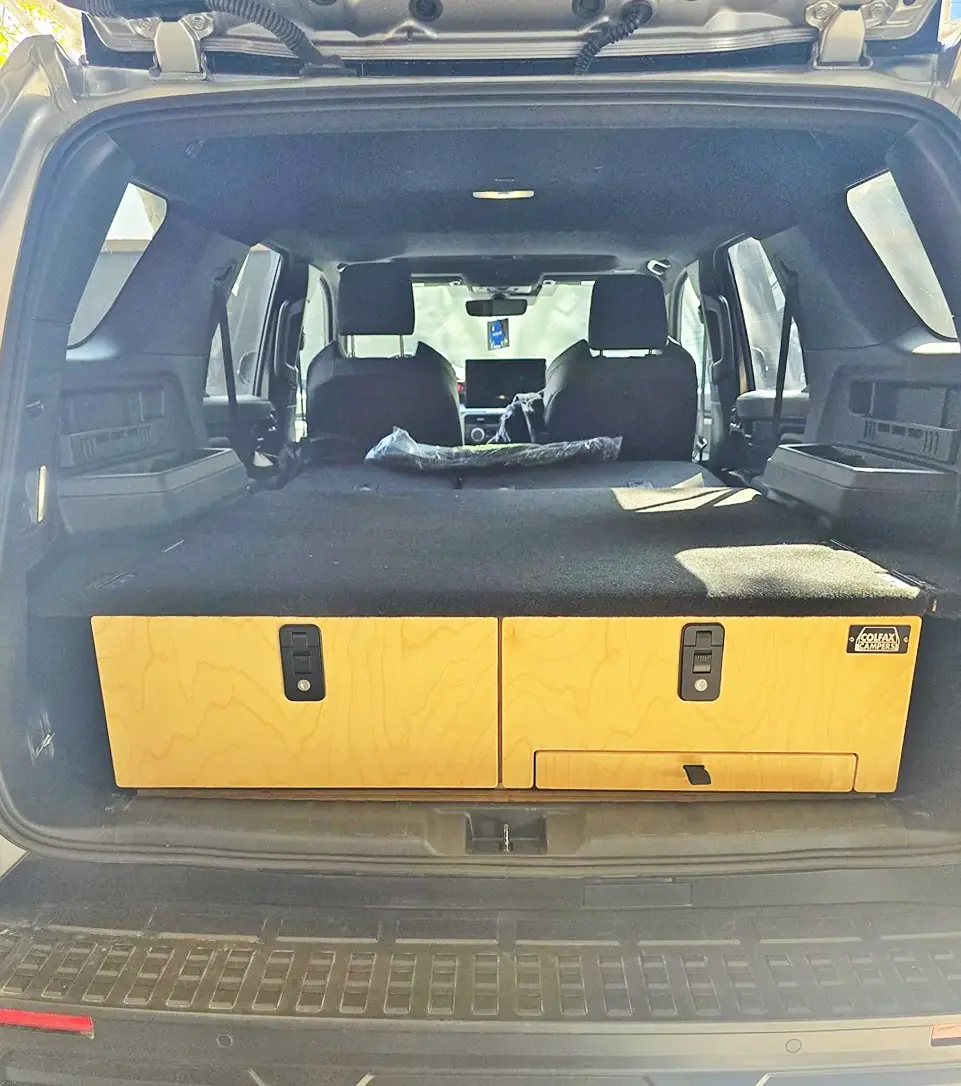 2025 4runner 6th gen Colfax Campers Storage Drawers / Kitchen Combo plus sleeping platform bedframe Colfax Storage Drawers : Kitchen Combo plus sleeping platform bedframe 3