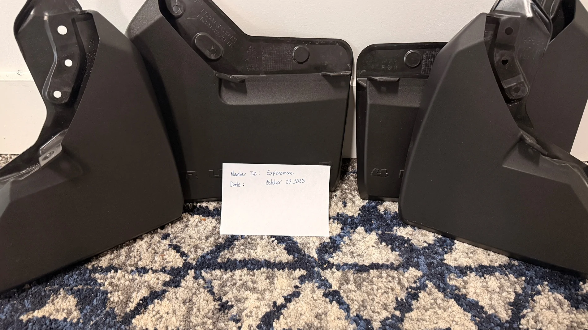 2025 4runner 6th gen SOLD - Toyota Mud Flaps $50 IMG_1282