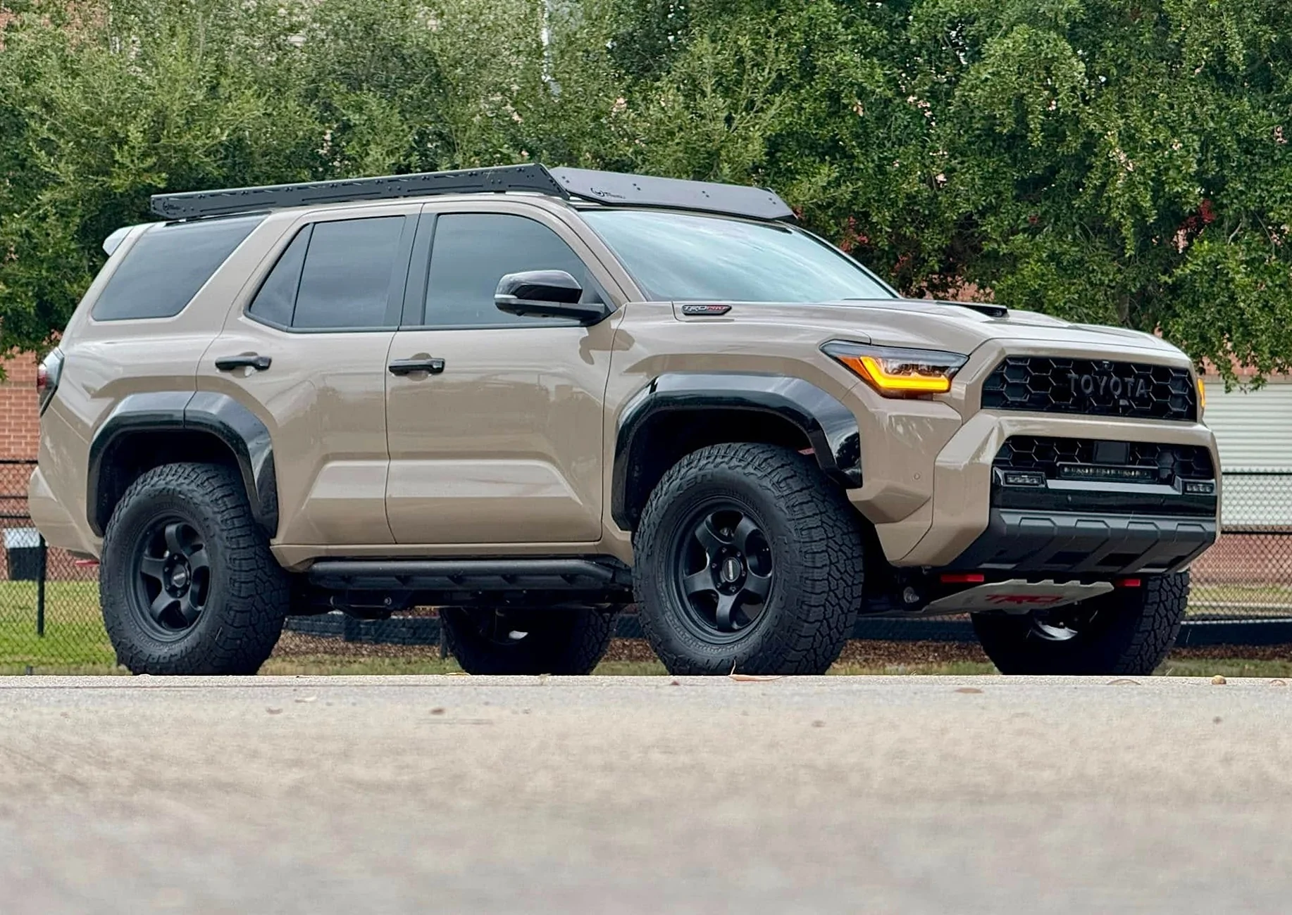 2025 4runner 6th gen Aftermarket Wheels, Bigger Tires, Lift Kits (Compilation) for 2025+ 4Runner 6th Gen -- Add Yours! 18x9 +18 offset Work Meister S1, 285_70_18 Falken Wildpeak AT3W tires on TRD Pro 2025 4Runner