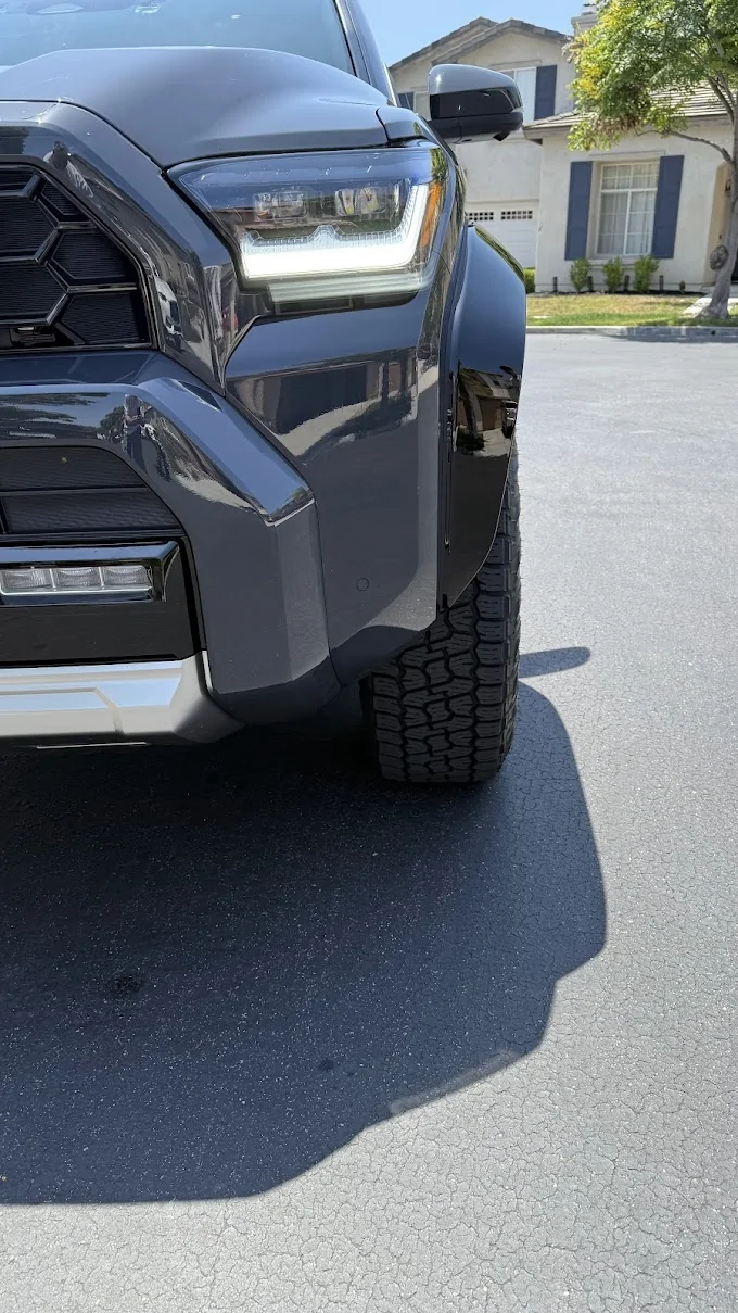 2025 4runner 6th gen Rough Country Fender Flare Installed o[o
