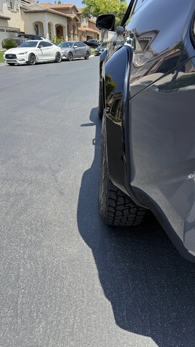 2025 4runner 6th gen Rough Country Fender Flare Installed IMG_3375