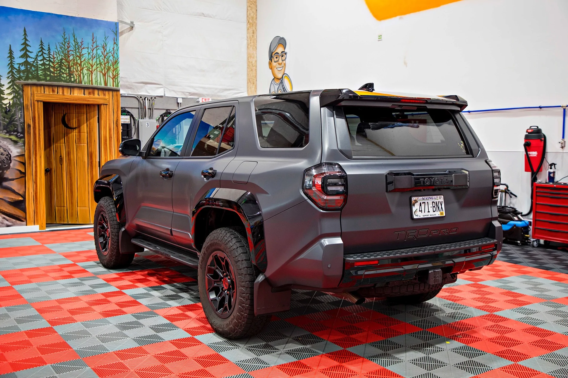 2025 4runner 6th gen STEK PPF Satin Clear Wrap on Underground 2025 4Runner TRD Pro IMG_0148
