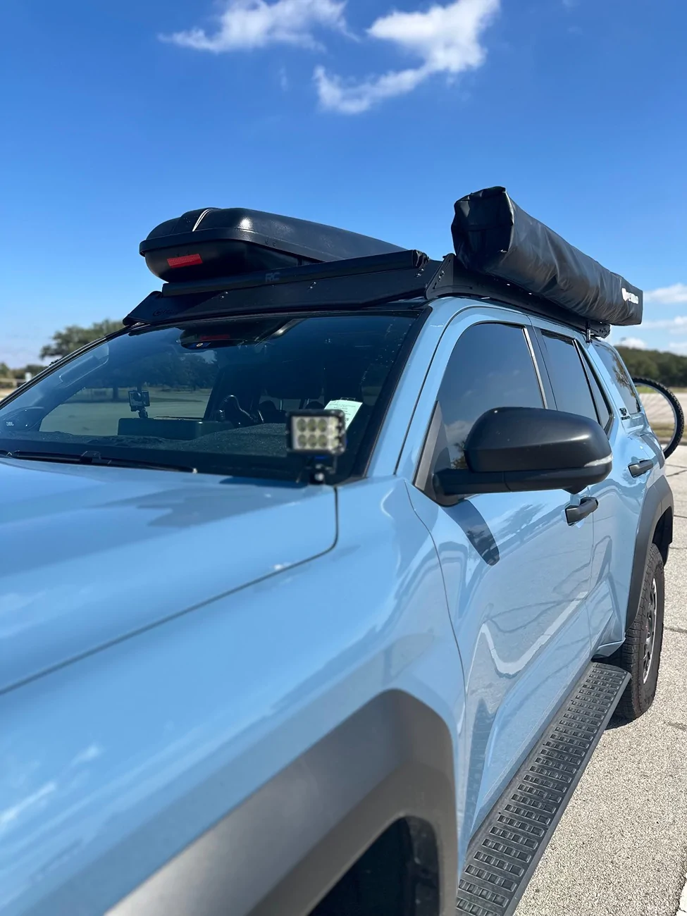 2025 4runner 6th gen 4Runner build w/ Yakima Skybox, Openroad awning, Westcott lift, light bar & more IMG_4463