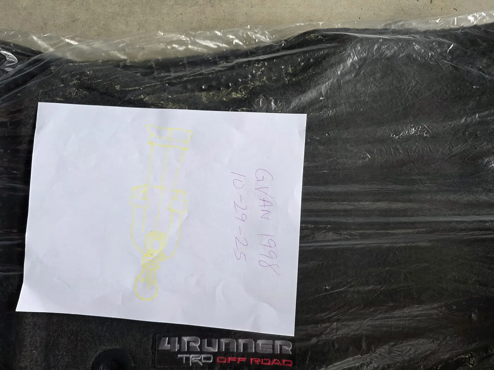 2025 4runner 6th gen 2025 4runner Carpeted Floor Mats NEW SEALED 1761765414622-yn