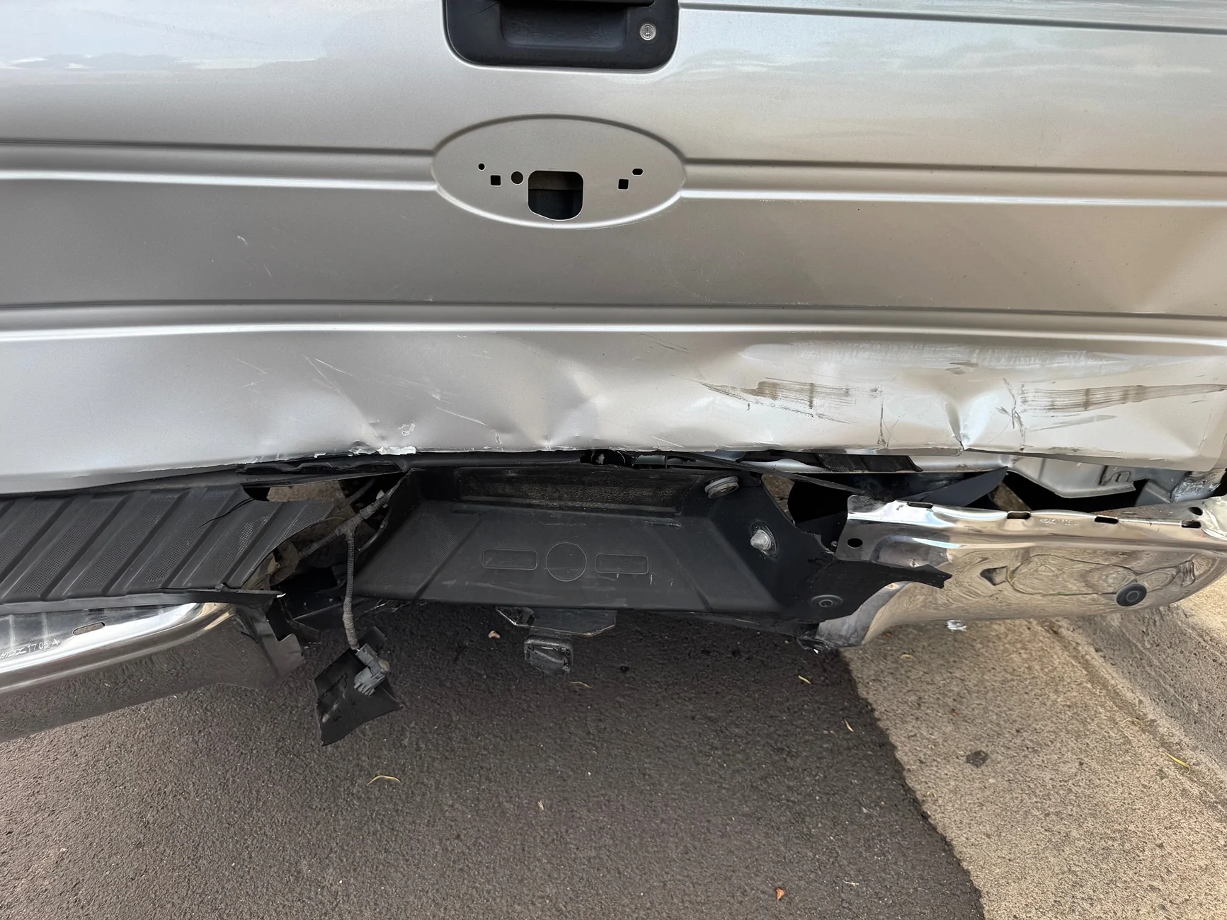 2025 4runner 6th gen Rear ended on freeway -  thoughts or advice? IMG_9538